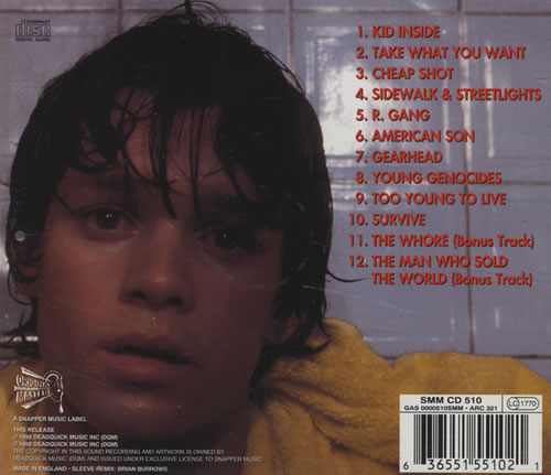 John Cougar Mellencamp The Kid Inside UK Promo CD album