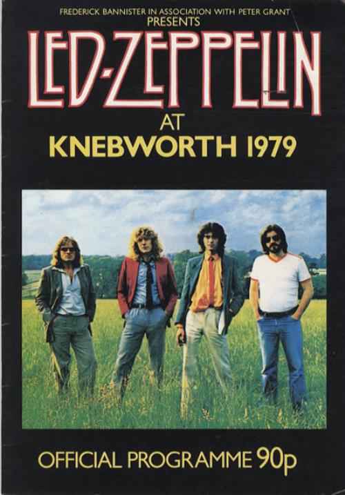 Led Zeppelin At Knebworth 1979 UK tour programme (80553) TOUR PROGRAMME