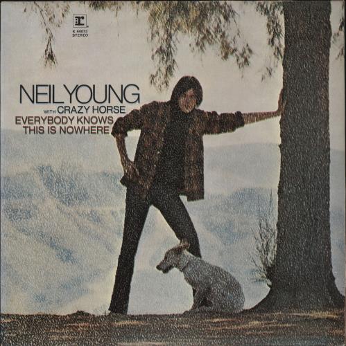 Neil Young Everybody Knows This Is Nowhere UK vinyl LP album (LP record