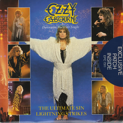 ozzy osbourne the ultimate sin original vinyl