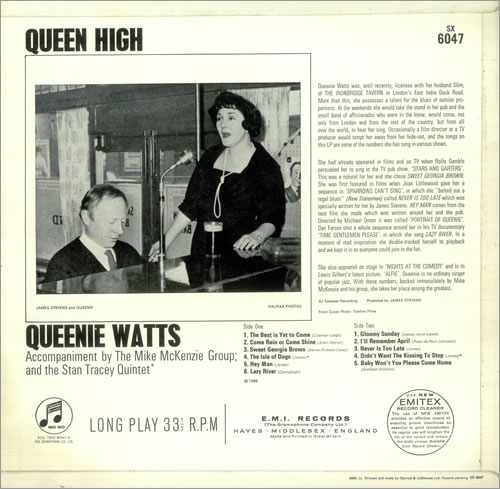 Queenie Watts Queen High Queenie Watts Queen High