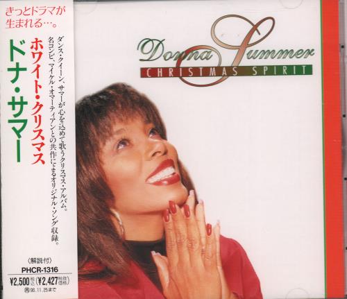 Donna Summer Christmas Spirit 1994 Japanese Cd Album Phcr 1316