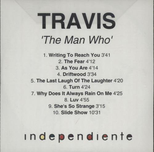 Click to view product details and reviews for Travis 90s The Man Who 2000 Uk Cd R Acetate Cd Acetate.