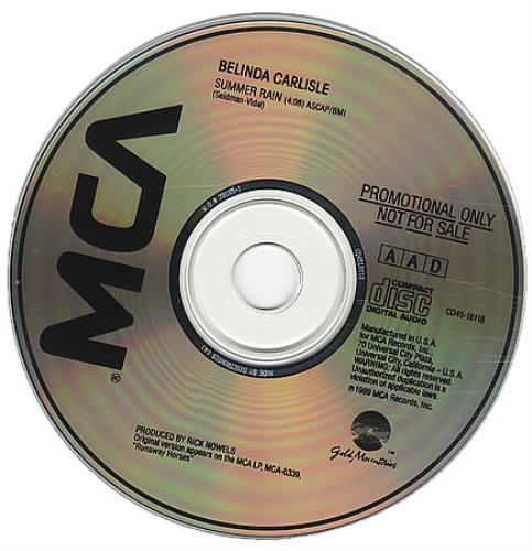 Click to view product details and reviews for Belinda Carlisle Summer Rain 1989 Usa Cd Single Cd45 18118.