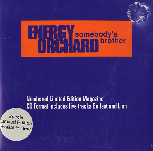 Click to view product details and reviews for Energy Orchard Somebodys Brother Live Ep Envelope Pack 1990 Uk Cd Single Dmcax1445.