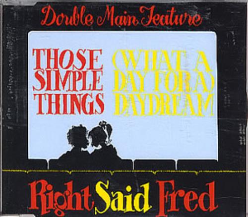 Click to view product details and reviews for Right Said Fred Those Simple Things 1992 Uk Cd Single Cdsnog4.