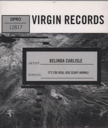 Click to view product details and reviews for Belinda Carlisle Its Too Real Big Scary Animal 1993 Usa Cd Single Dpro 12817.