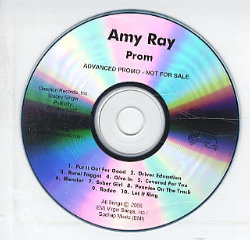 Click to view product details and reviews for Amy Ray Prom 2005 Usa Cd R Acetate Cd R Acetate. Click to view product details and reviews for Amy Ray Prom 2005 Usa Cd R Acetate Cd R Acetate.