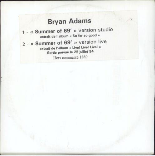 Click to view product details and reviews for Bryan Adams Summer Of 69 1994 French Cd Single 1889.