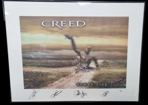 Click to view product details and reviews for Creed Human Clay Framed Numbered Lithograph 1999 Usa Memorabilia Framed Lithograph. Click to view product details and reviews for Creed Human Clay Framed Numbered Lithograph 1999 Usa Memorabilia Framed Lithograph.