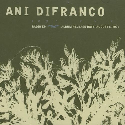 Click to view product details and reviews for Ani Difranco Reprieve Radio Ep 2006 Usa Cd Single Pro20523. Click to view product details and reviews for Ani Difranco Reprieve Radio Ep 2006 Usa Cd Single Pro20523.