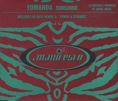 Click to view product details and reviews for Yomanda Sunshine 2000 Uk Cd Single Fescd68.