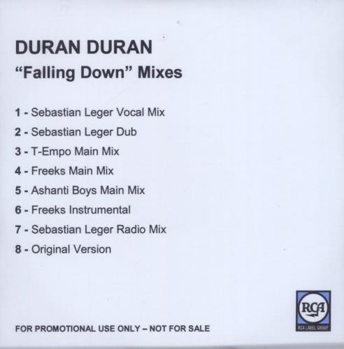 Click to view product details and reviews for Duran Duran Falling Down Mixes 2007 Uk Cd R Acetate Cd R Acetate.