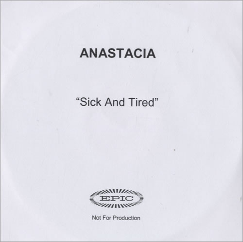 Click to view product details and reviews for Anastacia Sick And Tired 2004 Uk Cd R Acetate Cdr Acetate.