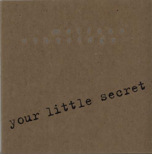 Melissa Etheridge Your Little Secret 1995 Usa Cd Single Prcd7054