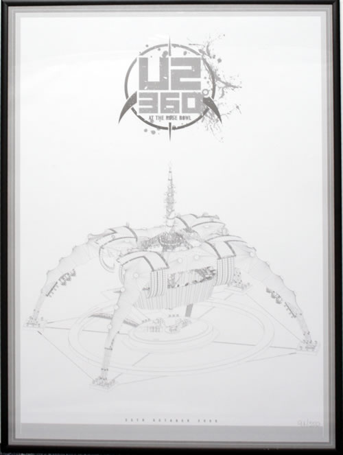 Click to view product details and reviews for U2 360° At The Rose Bowl Numbered Lithograph 2009 Uk Memorabilia Numbered Lithograph.