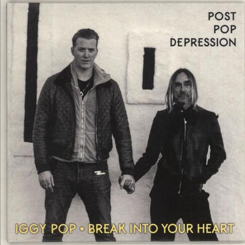 Iggy Pop Break Into Your Heart 2016 Uk Cd Single