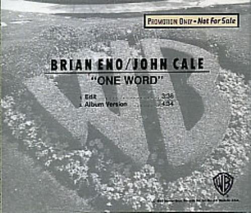 Click to view product details and reviews for Brian Eno One Word 1990 Usa Cd Single Pro Cd 4601.