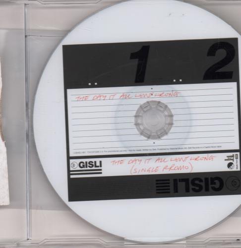 Click to view product details and reviews for Gisli The Day It All Went Wrong 2004 Uk Cd Single Cdemdj667.