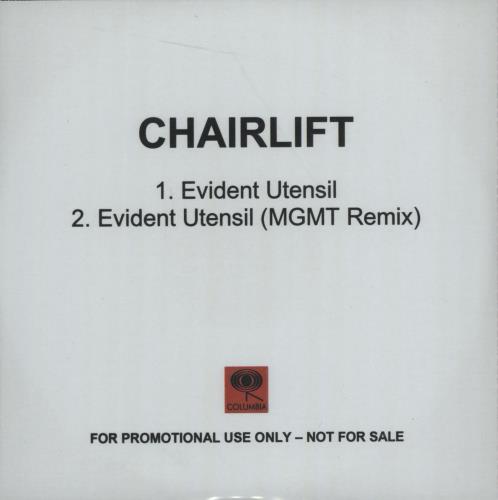 Click to view product details and reviews for Chairlift Evident Utensil 2008 Uk Cd R Acetate Cd R.
