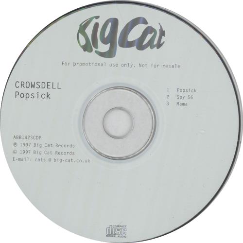 Click to view product details and reviews for Crowsdell Popsick 1997 Uk Cd Single Abb142scdp. Click to view product details and reviews for Crowsdell Popsick 1997 Uk Cd Single Abb142scdp.