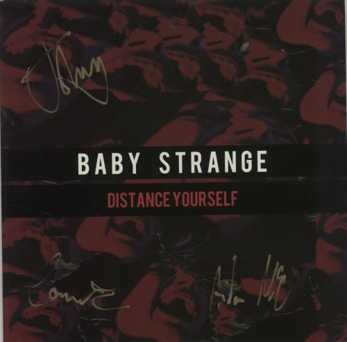 Click to view product details and reviews for Baby Strange Distance Yourself Autographed 2014 Uk 7 Vinyl Ign58.