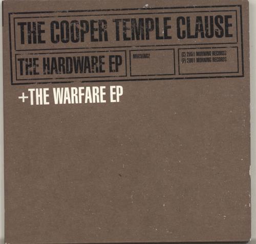 The Cooper Temple Clause The Hardware Ep The Warfare Ep 2001 Japanese 2 Cd Album Set Bvcp 299034