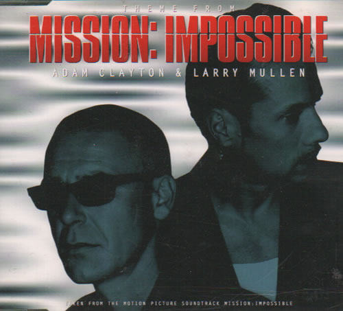 Click to view product details and reviews for Larry Mullen Adam Clayton Theme From Mission Impossible 1996 Uk Cd Single Mumcd75. Click to view product details and reviews for Larry Mullen Adam Clayton Theme From Mission Impossible 1996 Uk Cd Single Mumcd75.