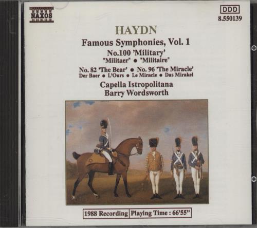 Click to view product details and reviews for Franz Joseph Haydn Famous Symphonies Vol 1 No100 Military No82 The Bear No96 The Miracle 1988 German Cd Album 8550139.