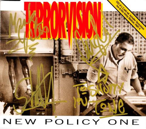 Click to view product details and reviews for Terrorvision New Policy One Part 2 Autographed 1993 Uk Cd Single Cdvegas4.