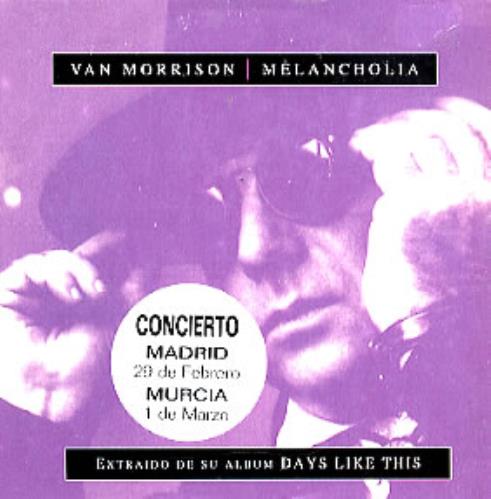 Click to view product details and reviews for Van Morrison Melancholia 1996 Spanish Cd Single Vanman 3. Click to view product details and reviews for Van Morrison Melancholia 1996 Spanish Cd Single Vanman 3.