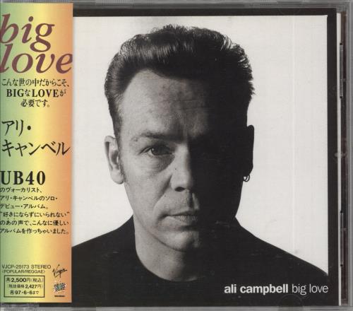Click to view product details and reviews for Ali Campbell Big Love 1995 Japanese Cd Album Vjcp 25173. Click to view product details and reviews for Ali Campbell Big Love 1995 Japanese Cd Album Vjcp 25173.