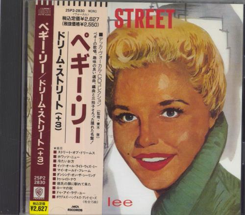 Click to view product details and reviews for Peggy Lee Dream Street 1989 Japanese Cd Album 25p2 2830.