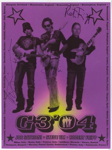 Click to view product details and reviews for G3 G3 04 Autographed 2004 Uk Poster Signed Poster.