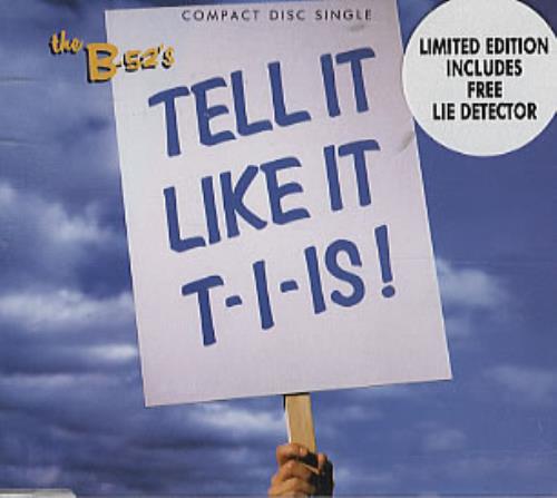 Click to view product details and reviews for The B 52s Tell It Like It Is Lie Detector Pack 1992 Uk Cd Single W0130cd.
