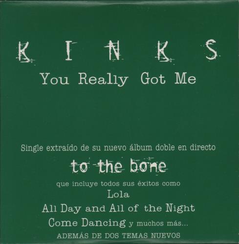 Click to view product details and reviews for The Kinks You Really Got Me 1996 Spanish Cd Single Ph97000. Click to view product details and reviews for The Kinks You Really Got Me 1996 Spanish Cd Single Ph97000.