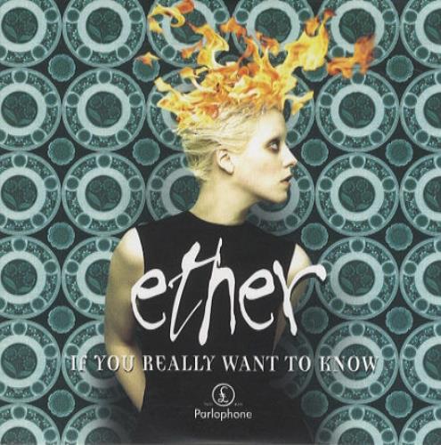 Click to view product details and reviews for Ether If You Really Want To Know 1997 Uk Cd Single Cdrdj6468.