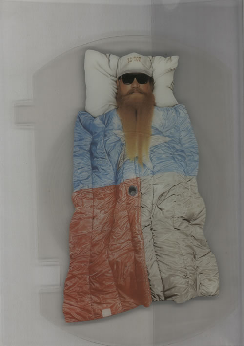 ZZ Top Sleeping Bag interlocking UK shaped picture disc (picture disc