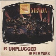 Nirvana (US) - Unplugged In New York - White - Hype Sticker - EX - German - vinyl LP - £250.00, $327.50, €285.00 (Back In Stock) (arrived 19-Oct-2025 16:00)