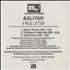 Aaliyah 4 Page Letter CD single US AALC5PA454025