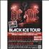 AC/DC Black Ice Tour - Extra Show handbill Japanese ACDHBBL503427