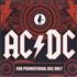 AC/DC Sampler CD-R acetate US ACDCRSA451597