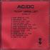 AC/DC Stiff Upper Lip CD-R acetate US ACDCRST152670