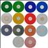 AC/DC Thunderstruck - Complete set of 14 coloured vinyl test pressings 12