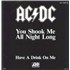 AC/DC You Shook Me All Night Long - Sleeve Misprint 7