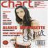 Alanis Morissette Chart - Autographed magazine Canadian ANSMACH399363