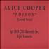 Alice Cooper Poison cassette single UK COOCSPO401315