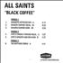 All Saints Black Coffee Mixes CD-R acetate UK ASACRBL168675