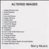 Altered Images Altered Images CD-R acetate UK ALTCRAL240968