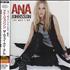 Ana Johnsson The Way I Am 2-disc CD/DVD set Japanese AB52DTH320907